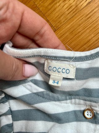 Vestido Gocco Talla 3-4 Rayas
