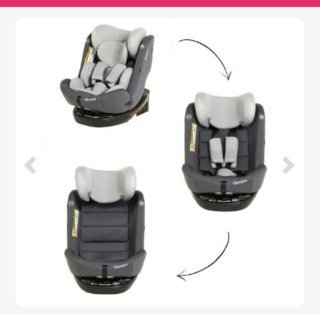 Silla de coche gris Giordani 360