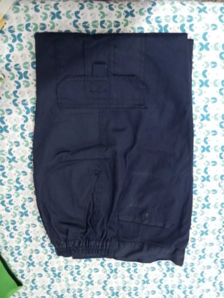 Pantalón multibolsillo Marino/Amarillo XL