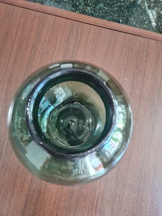 Garrafa Vidrio Verde Soplado Vintage 16L