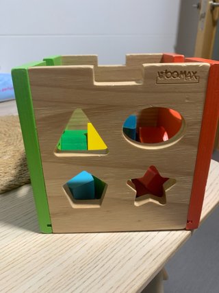 Cubo de actividades Woomax madera