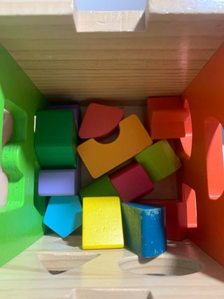 Cubo de actividades Woomax madera