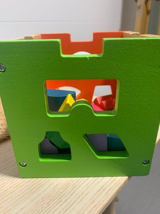 Cubo de actividades Woomax madera