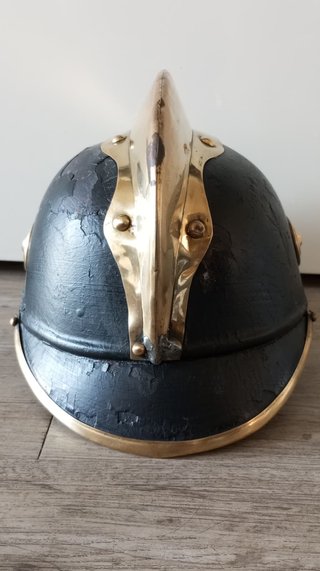 Casco Bombero Checo 1920