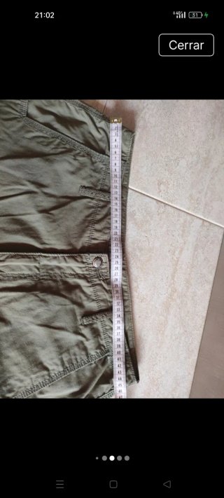 Shorts Cargo Harley Davidson Verde Oliva
