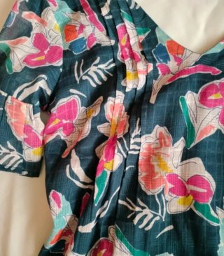Vestido estampado floral NIZA T.038