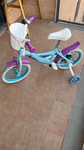 Bicicleta Frozen 14 Poco Uso. Precio negociable