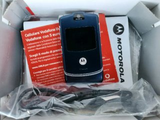 Motorola RAZR V3 Argento/blu