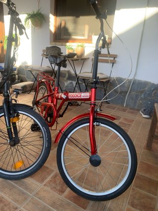 Bicicleta plegable roja YOGOICE