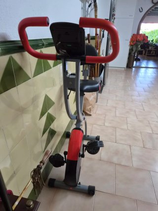 Ultrasport F-Bike Bicicleta Estática Plegable