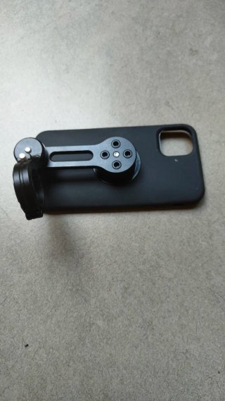 Supporto Moto per Cellulare Nero