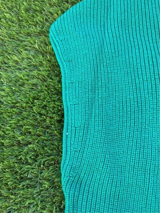 Jersey sin mangas Massimo Dutti verde S Oversize