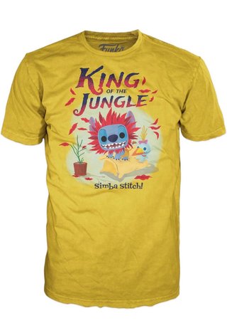 Camiseta Funko Stitch Rey de la Jungla