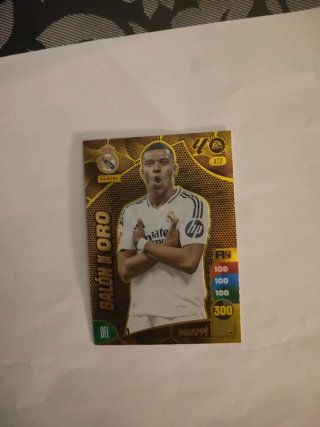 Carta Fútbol Mbappe Balón de Oro 473