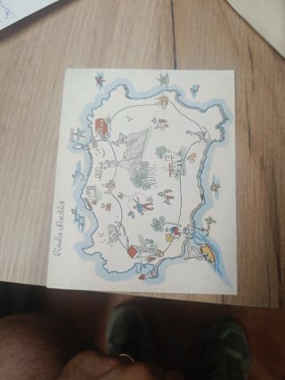 Cartolina con 2 francobolli 4 Lire Poste Italiane