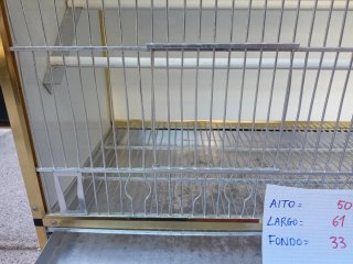 Jaula para pájaros.Marca Ángel blanco.