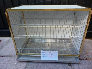 Jaula para pájaros.Marca Ángel blanco.