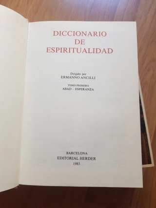 Diccionario de espiritualidad.  Ancilli. Biblia