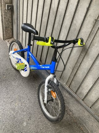 Bicicleta infantil 14 azul