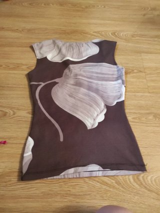 Camiseta tirantes florales Blanco