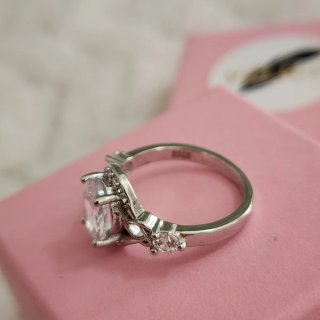 Anillo Plata 925 Ovalado Circonitas