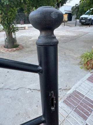 CABEZERO DE FORJA NEGRO