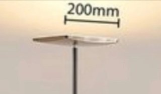 Lámpara Pie LED Lectura Flexo Plata