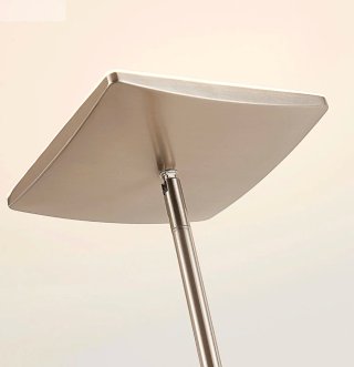 Lámpara Pie LED Lectura Flexo Plata