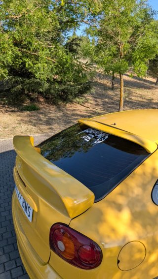 Alerón Renault Megane 1 Coupé Amarillo