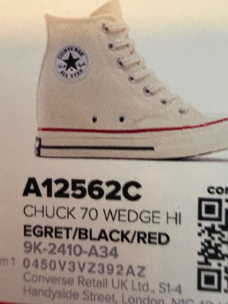 Converse All Star A12562C Rojo