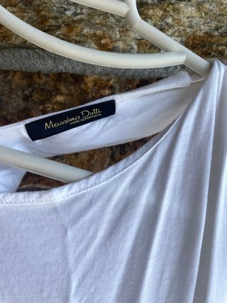 Camiseta Massimo Dutti Espalda Abierta Talla XL