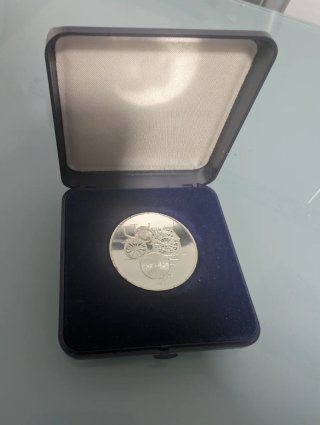 Medalla Plata Conmemorativa Daimler-Benz 1886