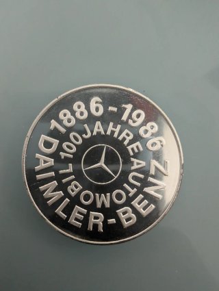 Medalla Plata Conmemorativa Daimler-Benz 1886