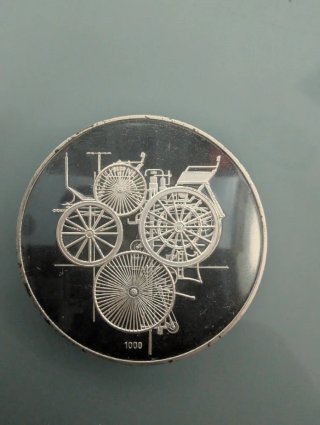 Medalla Plata Conmemorativa Daimler-Benz 1886