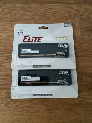 2x 8GB DDR4 2666MHz Team Group RAM