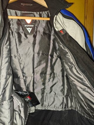 Cazadora Dainese Moto Azul/Negro/Blanco