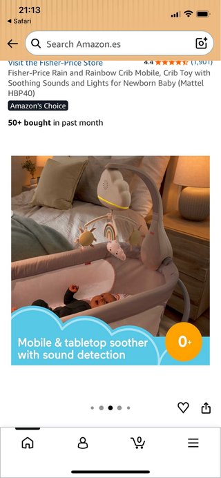 Móvil Cuna Fisher Price Lluvia Arcoíris