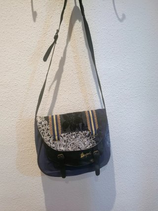 Bolso bandolera Desigual azul y multicolor