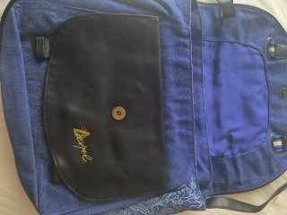 Bolso bandolera Desigual azul y multicolor