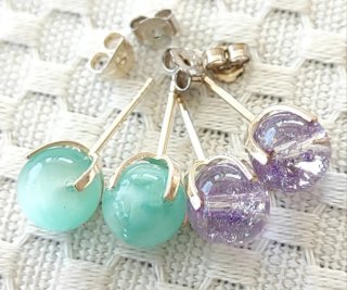 Pendientes Plata 925 Minerales Naturales