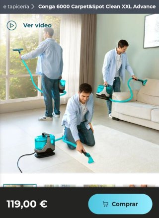 ✅️ Conga 6000 Carpet&Spot Clean XXL Advance