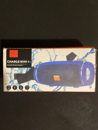 Altavoz Charge Mini 4+ Azul/Naranja