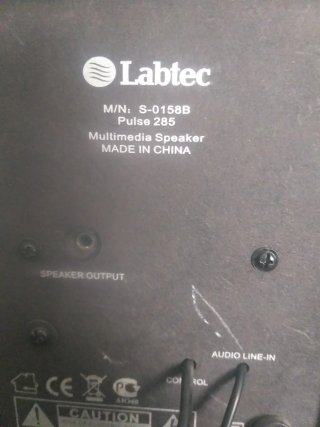 Altavoces Labtec Negros