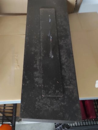 Quemador de bioetanol negro de 50 centímetros