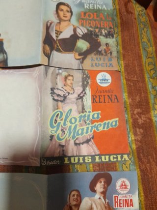 3 Programas Mano Cine Juanita Reina Dobles