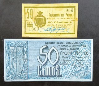 4 Billetes Réplica Provincia de Castellón