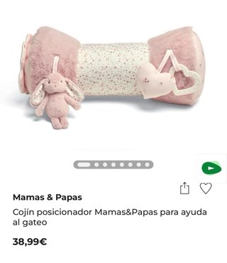 Cojín posicionador para gateo.