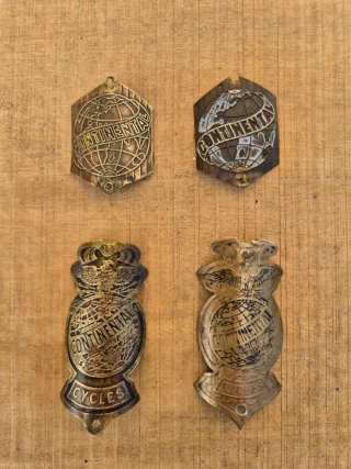 4 Chapas Bicis Antiguas Continental