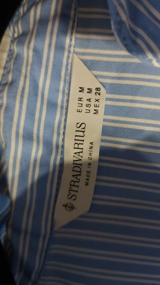 Camisa de rayas ceñida