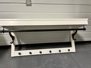 Perchero HEMNES Ikea blanco madera